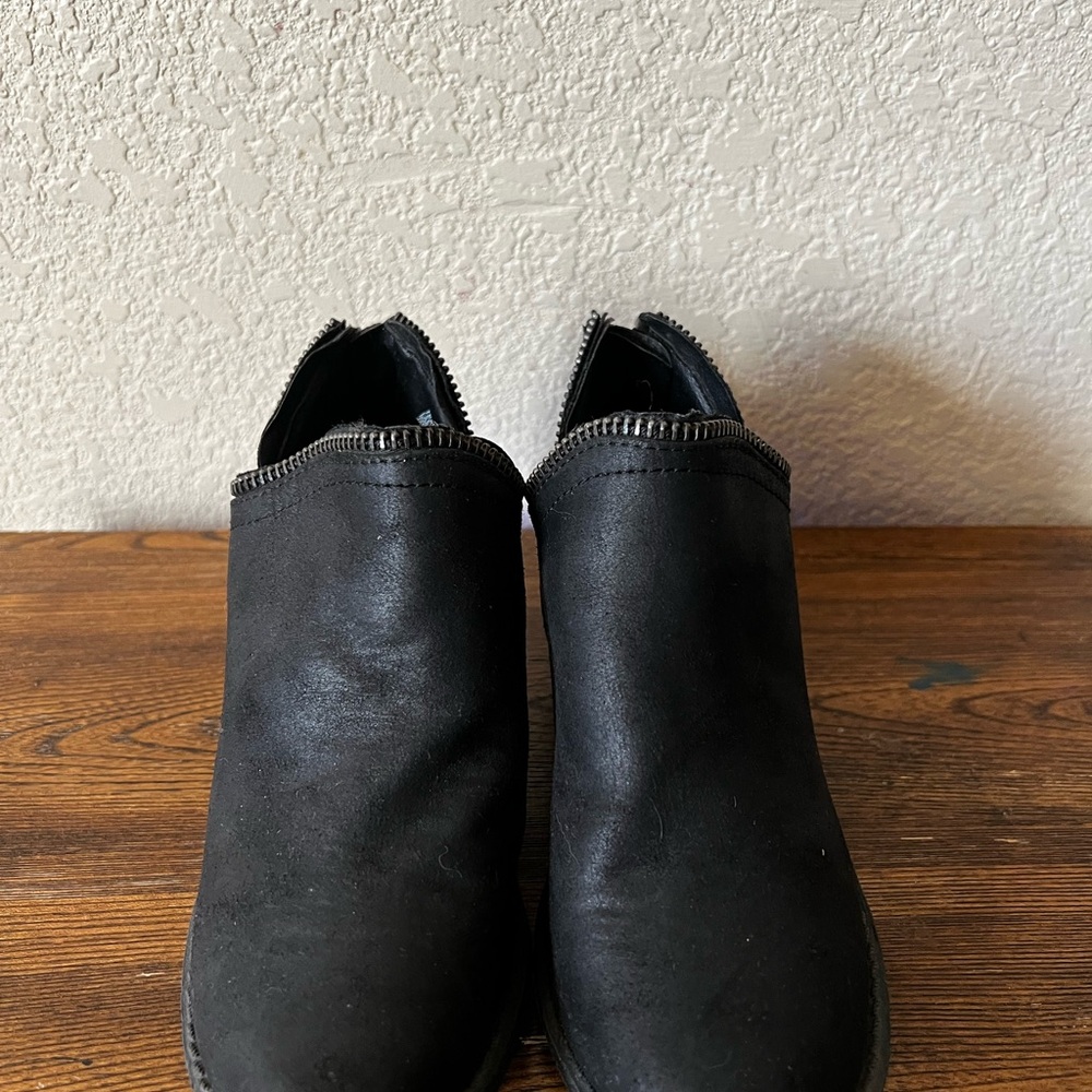 Steve Madden Black Ankle Booties